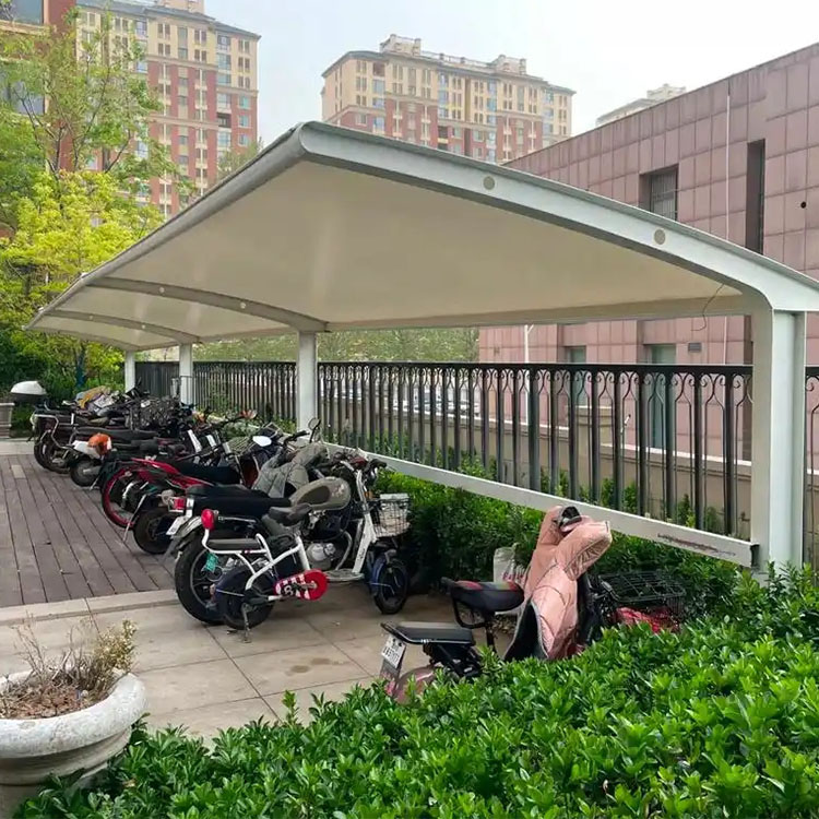 哈尔滨膜结构电动车棚